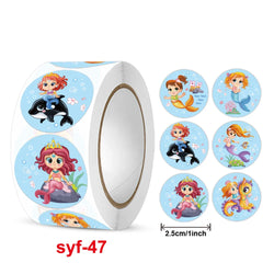New  Sticker  Dog Cat Kids Reward Sticker Yellow Labels Happy Animal dog   Sticker Kids Toys School Teacher Student Stationery (Online Order Only)