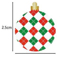 100-500Pcs Merry Christmas Sticker Christmas Party Holiday Decoration Gift Sealing Glue Baking Packaging Sticker Label 1inch (ONLINE ORDER ONLY)