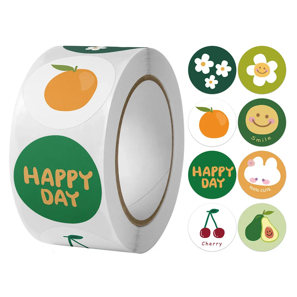 500pcs/roll Reward Stickers For Kids Children Kindergarten School Encouragement Students Games Toy Animals Stationery Labels (ONLINE ORDER ONLY)