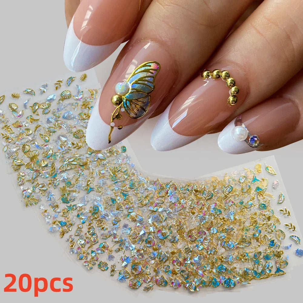 30pcs 3D Daisy Design Nail Art Sticker Set Acrylic Sanding Colorful Floral Decals Self-Adhesive Nail Art Supplies DIY Manicure * (ONLINE ORDER ONLY)