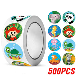 100-500pcs Reward stickers for Students Encourage Labels Scrapbooks Sticker for School Teacher Supplies Cute Self Adhesive Label (Online Order Only)