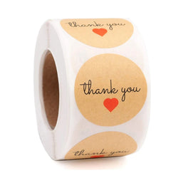 500pcs Multiple Styles Kraft Gracias Spanish Thank You Labels Stickers Handmade Scrapbooking Stationery Sticker (ONLINE ORDER ONLY)