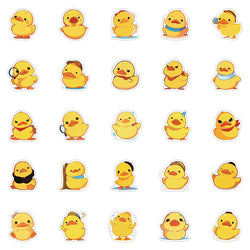 10/30/50PCS Little Yellow Duck Stickers Cute Animal Graffiti Sticker Cartoon Meme DIY Luggage Laptop Phone Guitar Car Sticker (ONLINE ORDER ONLY)