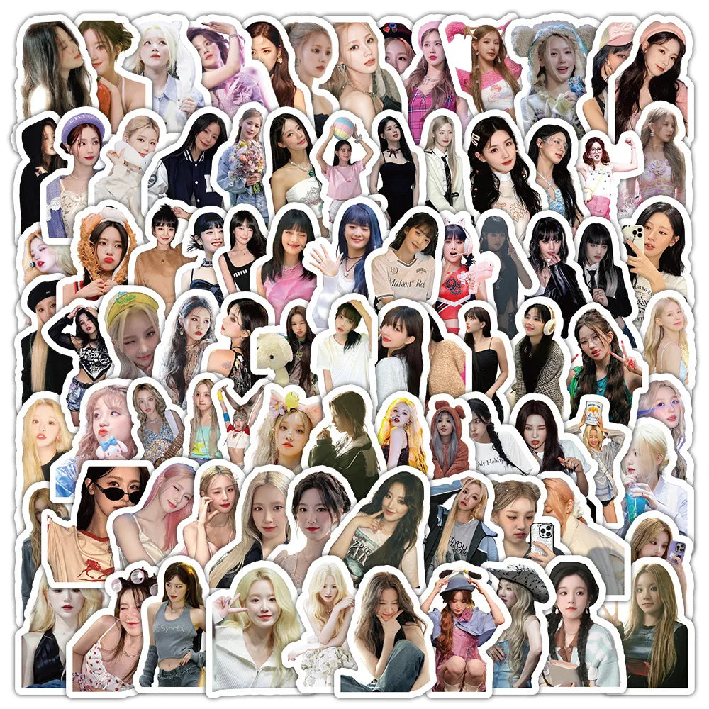 Gidle Girl Group Stickers Pack for Scrapbook, Laptop, Guitar, Car, Bike, Skateboard (ONLINE ORDER ONLY)