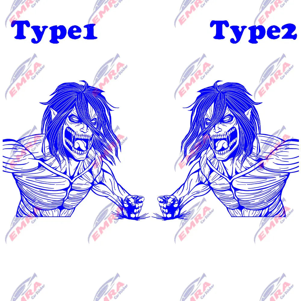 Anime Sticker Side Hood Window Decoration External Accessories Stickers For Car Competition Style Die Cutting Vinyl Decals (ONLINE ORDER ONLY)