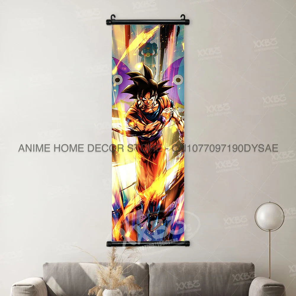 Dragon Ball Posters: Goku & Vegeta Anime Wall Scrolls (ONLINE ORDER ONLY)