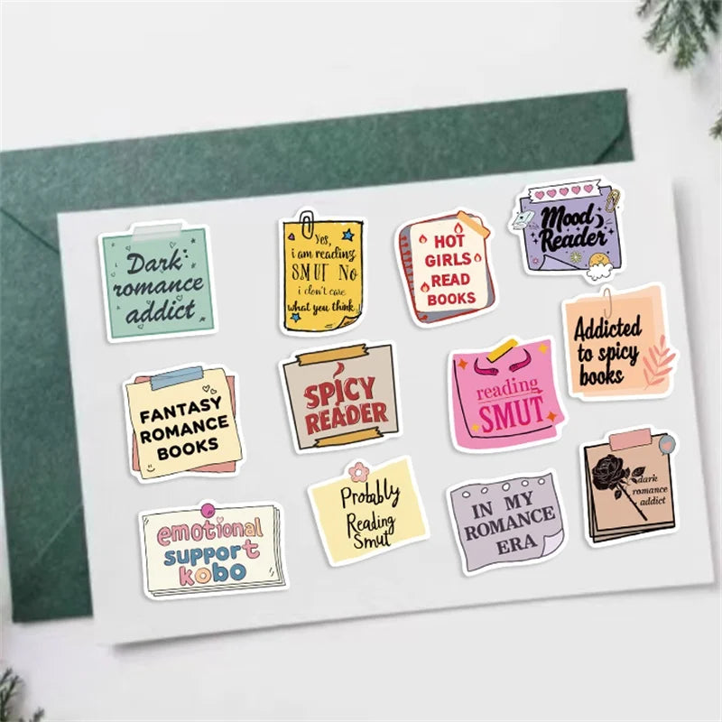 10/30/50PCS Pink Girl Book PVC Sticker Aesthetic Children's Stationery DIY Decoration Scrapbooking School Supplies for Kids (Online Order Only)