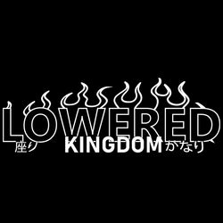 Lowered Kingdom Flame for Car Sticker Windshield Rear Window Banner JDM Graphics Stance External Accessories Vinyl Decals (ONLINE ORDER ONLY)