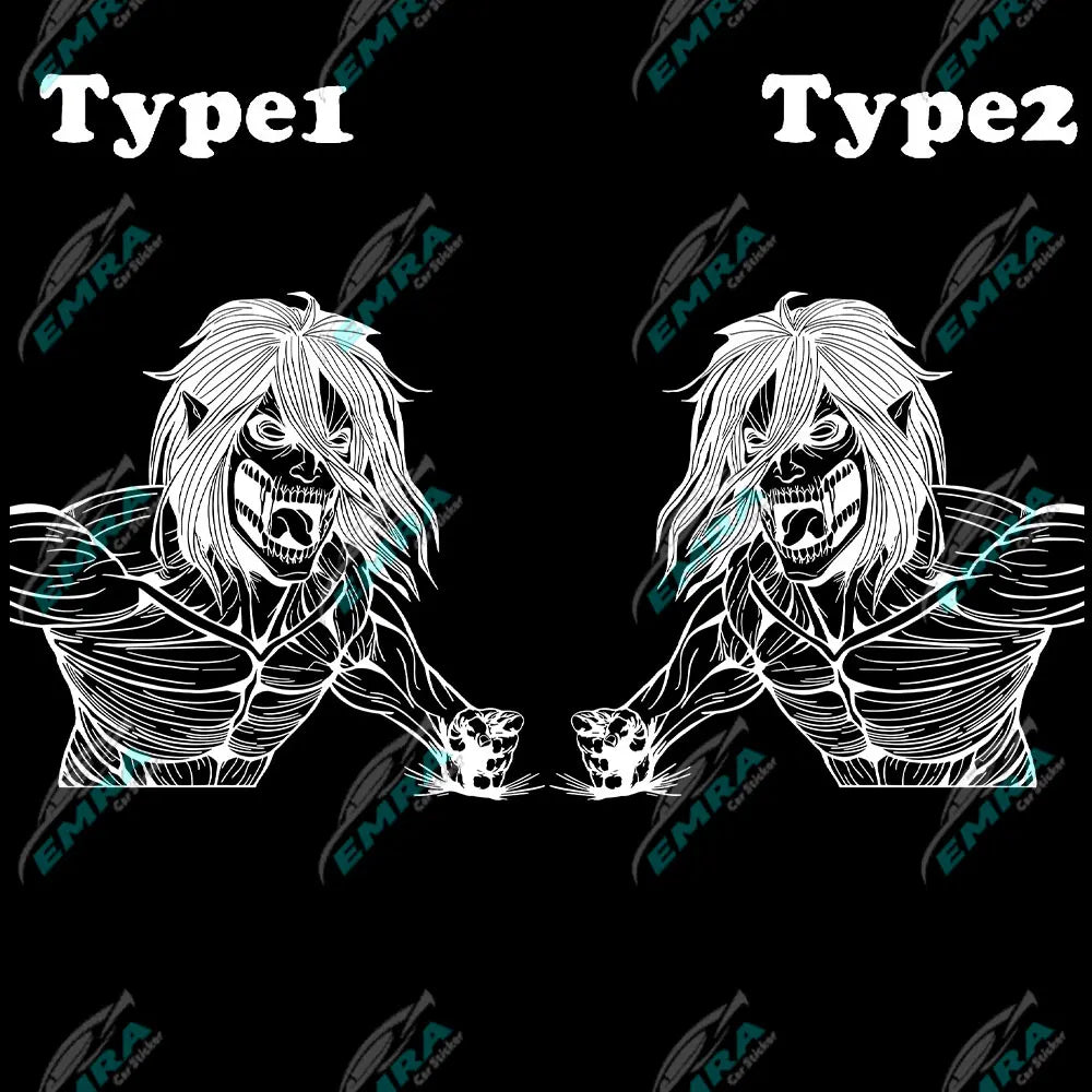 Anime Sticker Side Hood Window Decoration External Accessories Stickers For Car Competition Style Die Cutting Vinyl Decals (ONLINE ORDER ONLY)