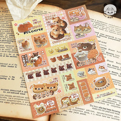 1pcs Y2K Retro Cute Pet Sticker for Laptop Phone Camera Journal Scrapbook Kawaii Decoration Sticker Kids Gift (ONLINE ORDER ONLY)