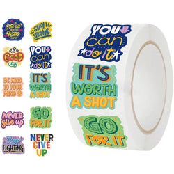 100-500pcs Word Motivational Stickers Cute Reward Stickers for School Teacher Kids Student Stationery Toys Kids (Online Order Only)