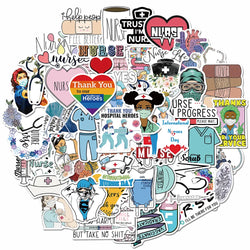 50/100PCS Pharmacist Horror Gothic Graffiti Mobile Phone Notebook Luggage Car Decoration Waterproof Sticker Toy Wholesale (Online Order Only)