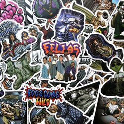 Hip Hop Homies Stickers 10/50PCS Waterproof Decals for Helmet, Bottle, Laptop, Car (Online Order Only)