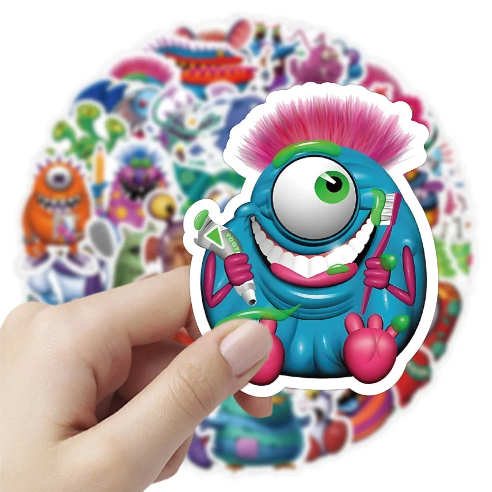 10/30/50PCS My Singing Monster Cartoon Game Stickers Toys For Kids DIY Notebook Skateboard Phone Bike Waterproof Graffiti Decals (ONLINE ORDER ONLY)