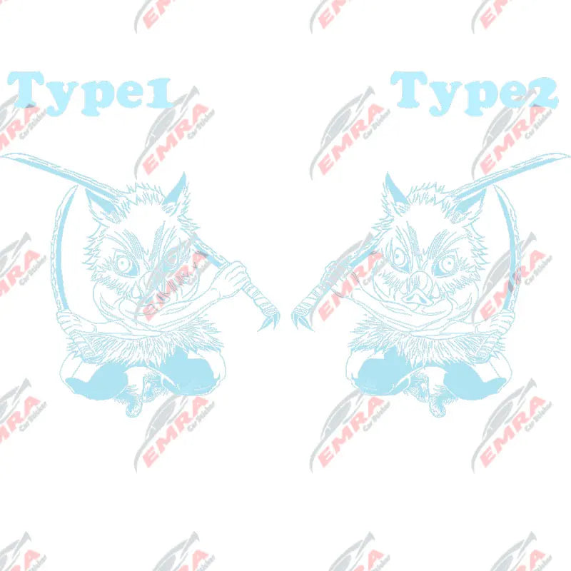 Big Anime For Car Sticker Whole Body Car Customization For Side Decorate Exterior Accessories Waterproof PVC Vinyl Decals (ONLINE ORDER ONLY)
