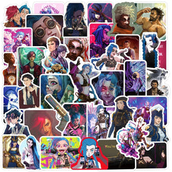 Arcane League of Legends Stickers 10/30/50PCS Waterproof Skateboard Phone Bike Decals (Online Order Only)