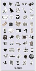 50pcs/lot Korean ins Scrapbook Stickers Life Projector Series Art Craft Sticker Decorative Diary Planner Cute Stationery Sticker (ONLINE ORDER ONLY)
