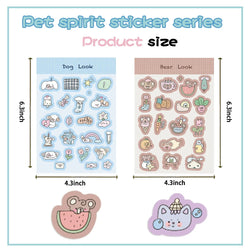 8/16/32pcs Cat Elephant Frog Children DIY Puzzle Sticker Animals Funny Assemble Stickers Kids Educational Toys Boys Girls Gifts﻿ (Online Order Only)