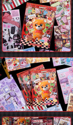 50 Pages Cute Fragments Series Cut Film Sticker Book Y2K Sticker Journal Handbook Scrapbooking Kawaii Decoration Sticker Gift (ONLINE ORDER ONLY)
