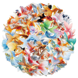 Cartoon Goldfish Stickers Waterproof DIY Skateboard Notebook Graffiti (Online Order Only)