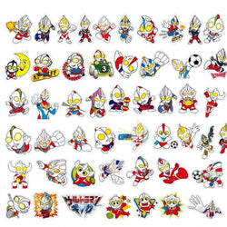 50pcs Ultraman Anime Stickers for Laptop, Phone, Car, Scooter, Suitcase, Water Bottle, Stationery, Refrigerator (ONLINE ORDER ONLY)