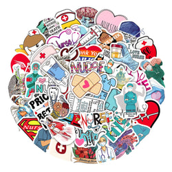 50/100PCS Pharmacist Horror Gothic Graffiti Mobile Phone Notebook Luggage Car Decoration Waterproof Sticker Toy Wholesale (Online Order Only)