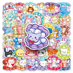 Colorful Animal Graffiti Stickers for Laptop, Luggage, Guitar, Notebook, Phone - Waterproof, Kids Toys (10/30/50/100pcs) (ONLINE ORDER ONLY)