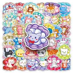 Colorful Animal Graffiti Stickers for Laptop, Luggage, Guitar, Notebook, Phone - Waterproof, Kids Toys (10/30/50/100pcs) (ONLINE ORDER ONLY)