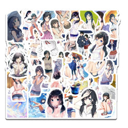 50pcs Weathering with You Stickers for Laptop, Phone, Suitcase, Water Bottle, Scooter, Fridge (Online Order Only)