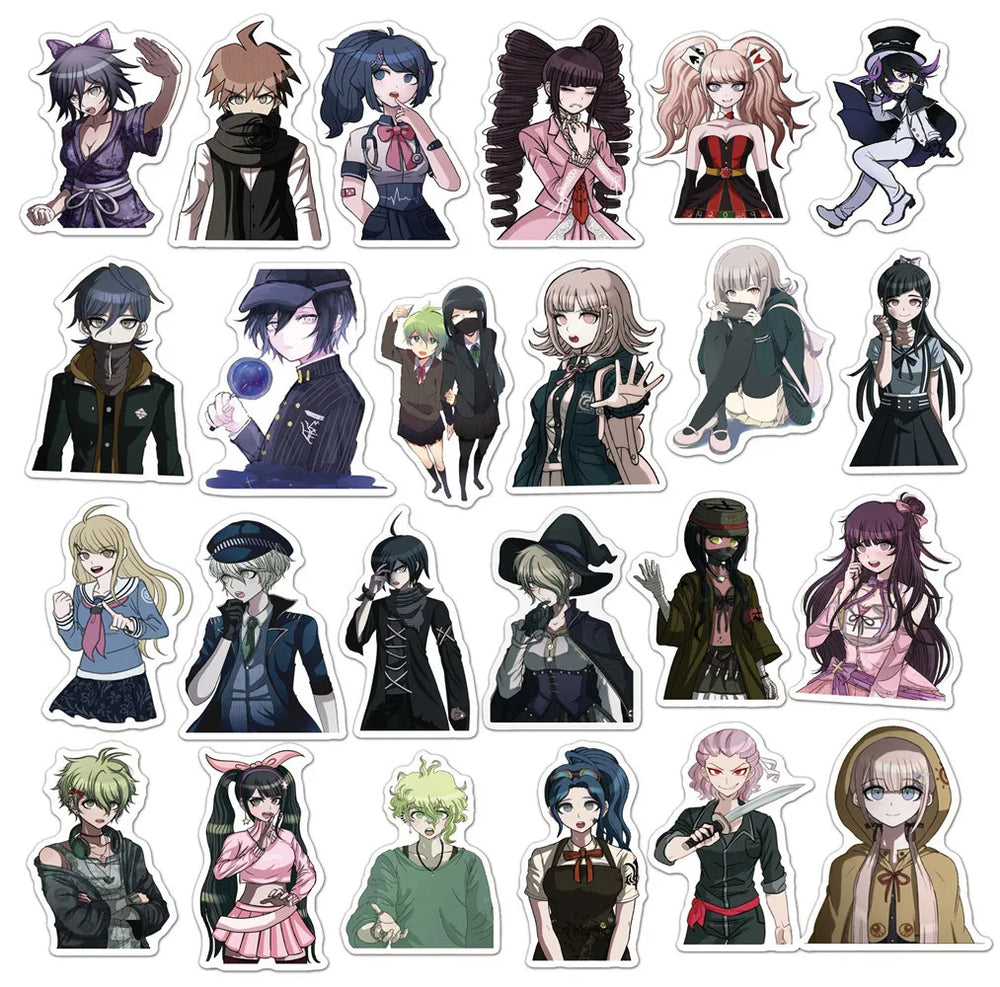 10/30/50PCS  INS Style Animation Danganronpa Personalized Graffiti Waterproof Sticker Refrigerator Luggage Water Cup Skateboard (Online Order Only)