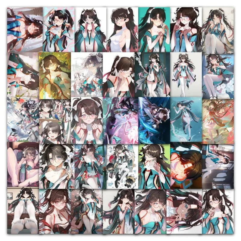 Wuthering Waves Stickers 60pcs for Laptop, Phone, Scooter, Water Bottle, Suitcase, Stationery, Fridge (ONLINE ORDER ONLY)
