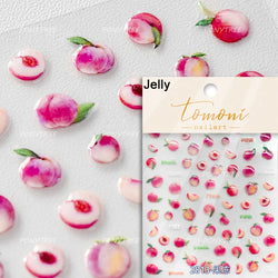 Carambola Grape Honey Peach Cherry Pineapple Pineapple Orange Apple Lemon Bromeliad Fruit Jelly Nail Art Sticker Manicure Decals (ONLINE ORDER ONLY)