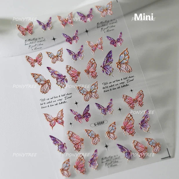 Hot Stamping Seahorse Dolphin Shell Conch Starfish Coconut Tree Jackfruit Water Bubbles Ocean Nail Art Stickers Manicure Decals (ONLINE ORDER ONLY)