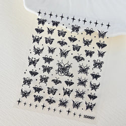 1Sheet Valentine's Day Decals 5D Nail Art Stickers Heart Self-Adhesive Slider Love Letters DIY Manicure Accessories "Dopamine" % (ONLINE ORDER ONLY)