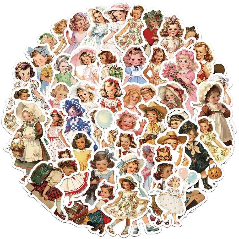 Cartoon Character Stickers for Phone, Bike, Skateboard, Laptop, Luggage, Car (10/30/50pcs) (Online Order Only)