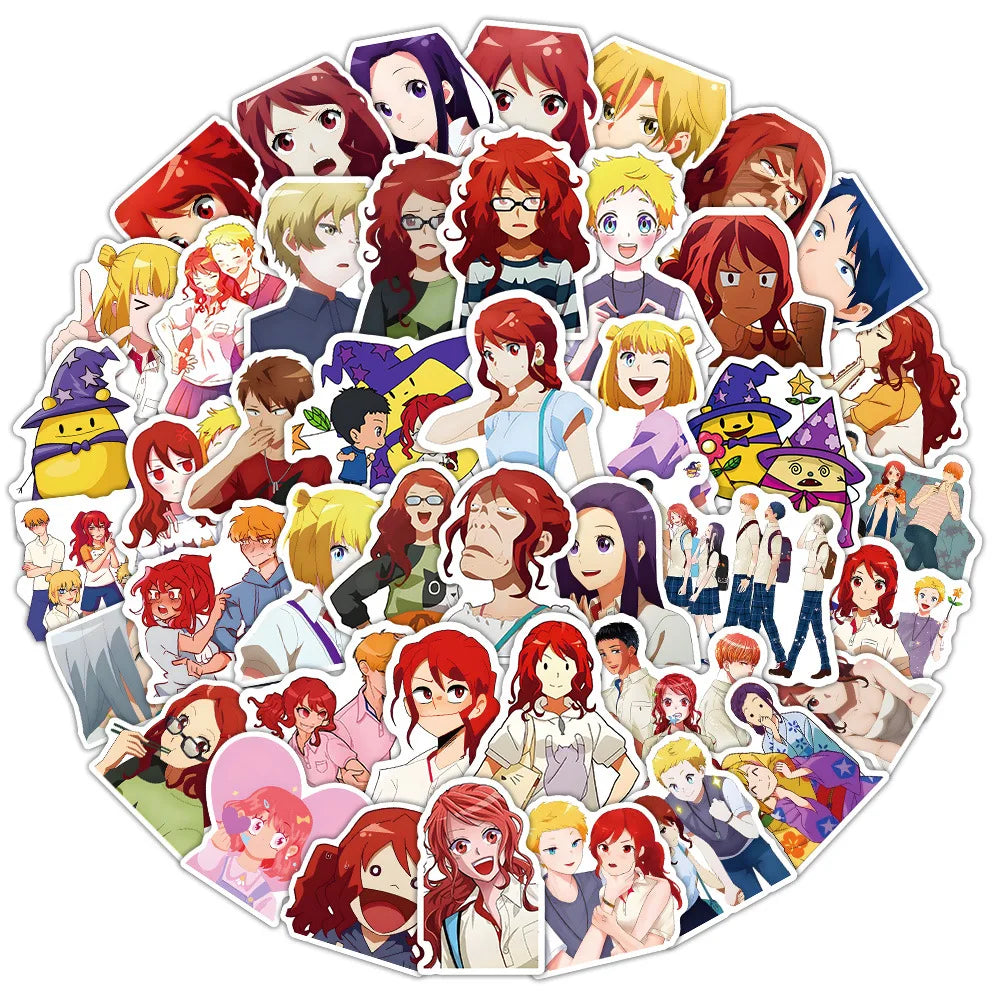 10/50pcs Anime Romantic Killer Diverse Plot Stickers Cartoon Graffiti Waterproof Luggage Suitcase Notebook Motorbike Sticker Toy (Online Order Only)