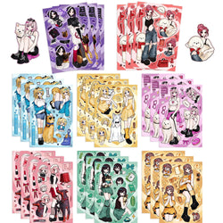 8/16/32pcs Dogs and Girls Puzzle Sticker Funny Children DIY Cartoon Assemble Animals Stickers Kids Toys Boys Girls Gifts﻿ (ONLINE ORDER ONLY)