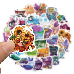 Magic Potion Cartoon Stickers for Laptop, Luggage, Skateboard - Fun Kids Gift (10/30/50PCS) (Online Order Only)