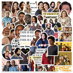 This Is Us Graffiti Stickers Decals Pack - TV Show, Waterproof, DIY, Guitar, Motorcycle, Car, Phone, Bike, Skateboard (Online Order Only)