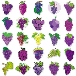 10/50PCS Green Grape Fruit Sticker DIY Phone Laptop Luggage Skateboard Graffiti Decals Fun for Kid Toys (ONLINE ORDER ONLY)