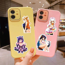 50/100Pcs Sexy Girl Hentai Waifu Bunny Girl Anime Sticker Bicycle Guitar Suitcase Notebook Motorcycle Graffiti Stickers Gift (ONLINE ORDER ONLY)