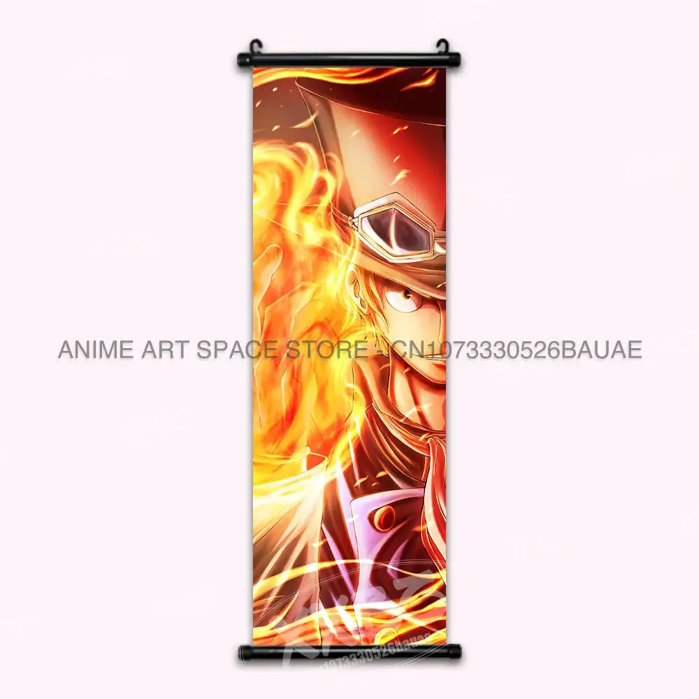 One Piece Hanging Painting Luffy Ace Sabo Shanks Wall Art (ONLINE ORDER ONLY)