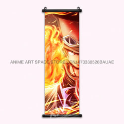 One Piece Hanging Painting Luffy Ace Sabo Shanks Wall Art (ONLINE ORDER ONLY)