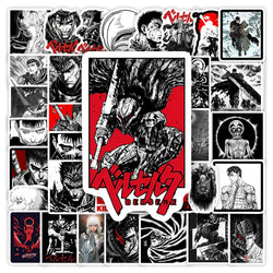 Comics Berserk Stickers Guts Griffith Aesthetic DIY Gift Decal for Laptop Phone Scrapbook Luggage Decorative Bottles Waterproof (ONLINE ORDER ONLY)