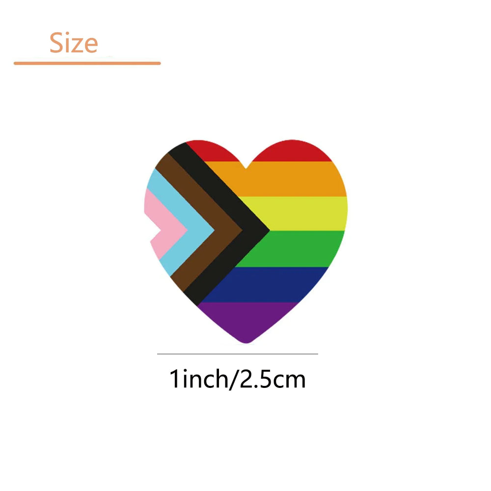 100-500Pcs Heart Shaped Stickers Scrapbooking Gift Seal Labels for Package and Wedding Decoration Stationery Sticker (ONLINE ORDER ONLY)