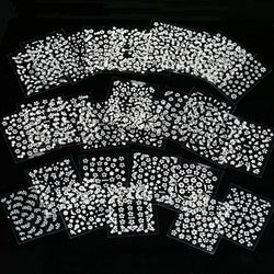 30pcs Black Flowers Nail Art Stickers 3D Self Adhesive Daisy Floral Nail Tips Design Decals Manicure Supplies For Women & Girls* (ONLINE ORDER ONLY)