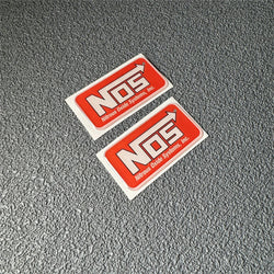 3D Crystal Soft Glue Car Styling for NOS Nitrous Oxide Systems Sticker Bike Auto Helmet Phone Cup Laptop Decoration Decals (ONLINE ORDER ONLY)