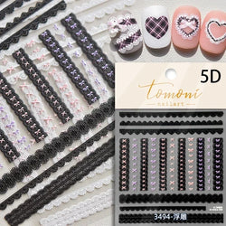 Shiny Colorful Color Block Fragment Square Fragment Grid Rhombus 3D Self Adhesive Nail Art Stickers Rhinestone Manicure Decals (Online Order Only)