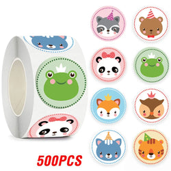 100-500pcs New Astronaut Reward Stickers Cute Animal Sticker for Kid Classic Toy Gift Decor School Teacher Encouragement Sticker (Online Order Only)