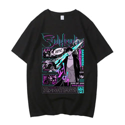 Solo Leveling T Shirt Sung Jinwoo Harajuku Graphic Tee (ONLINE ORDER ONLY)